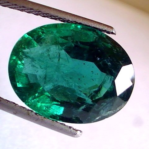 8.68 Ct Untreated Natural Zambian Emerald,Real Panna vvs clean