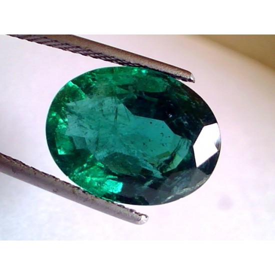 8.68 Ct Untreated Natural Zambian Emerald,Real Panna vvs clean
