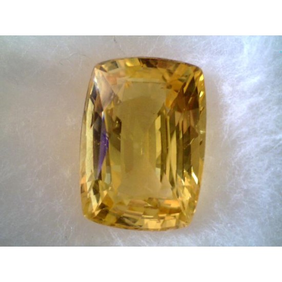8.69 Ct Untreated Unheated Top Grade Natural Yellow Sapphire AAA