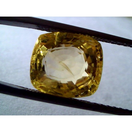 8.85 Ct Unheated Untreted Natural Ceylon Yellow Sapphire Pukhraj