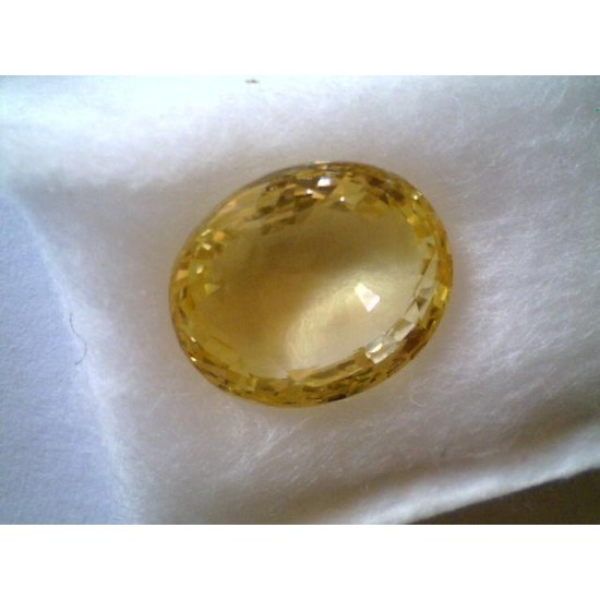 8.97 Ct Top Grade Unheated Natural Ceylon Yellow Sapphire A+++++