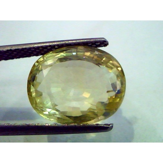 8.85 Ct Unheated Untreated Natural Ceylon Yellow Sapphire Gems