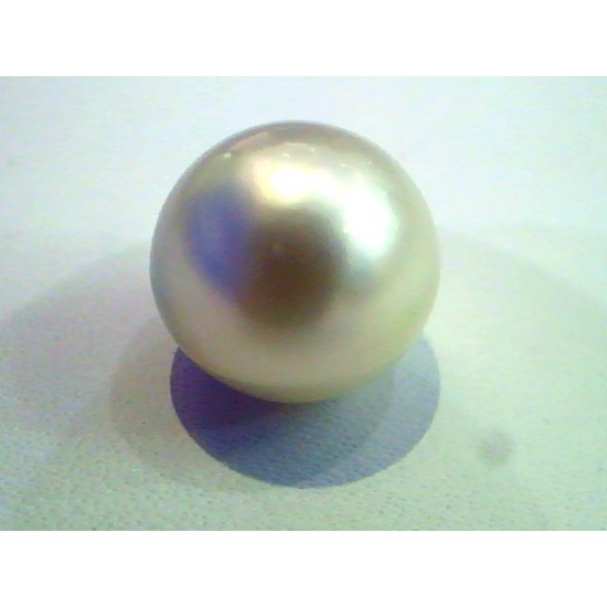 9.78 Ct Certified Natural Round South Sea Pearl,Real Moti Gems