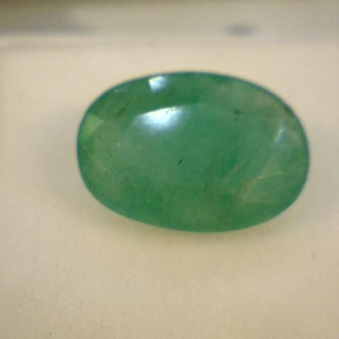 6.25 Carat Natural Zambian Emerald,Real Panna Gemstone A++