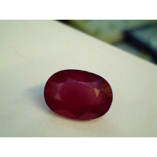 6.5 Carat Natural New Burma Ruby Gemstone,Real Manik