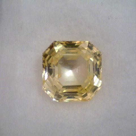 6.38 Carat Unheated Untreated Natural Ceylon Yellow Sapphire 6.38 Carat Unheated Untreated Natural Ceylon Yellow Sapphire