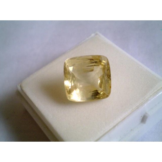 6.11 Ct Unheated Untreated Natural Ceylon Yellow Sapphire A+
