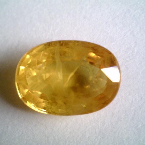 5.10 Carat Natural Bangkok Yellow Sapphire Gemstone 5.10 Carat Natural Bangkok Yellow Sapphire Gemstone