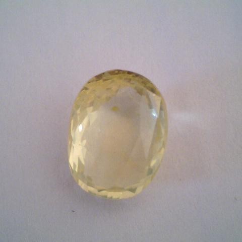 4.35 Carat Unheated Untreated Ceylon Natural Yellow Sapphire 4.35 Carat Unheated Untreated Ceylon Natural Yellow Sapphire