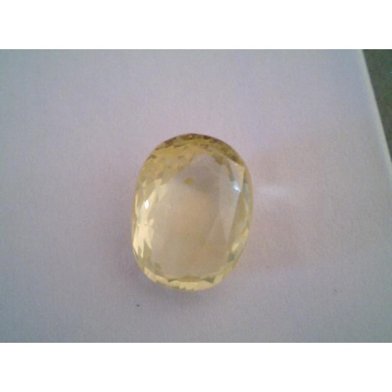 4.35 Carat Unheated Untreated Ceylon Natural Yellow Sapphire