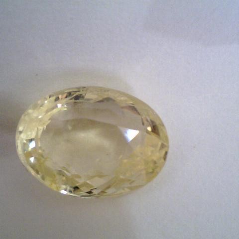 4.27 Carat Unheated Untreated Natural Srilankan Yellow Sapphire