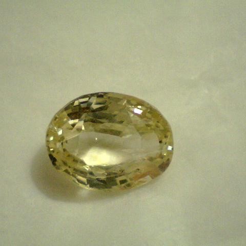 5.88 Ct Unheated Untreated Natural Ceylon Yellow Sapphire 5.88 Ct Unheated Untreated Natural Ceylon Yellow Sapphire