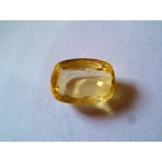 6.10 Ct Unheated Untreated Natural Ceylon Yellow Sapphire A+++++
