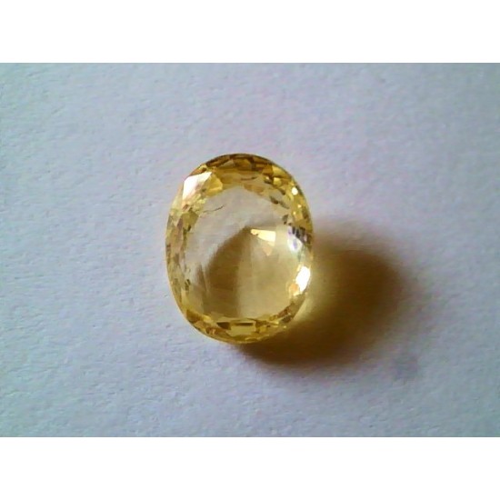 5.35 Ct Unheated Untreated Natural Ceylon Yellow Sapphire A+++++