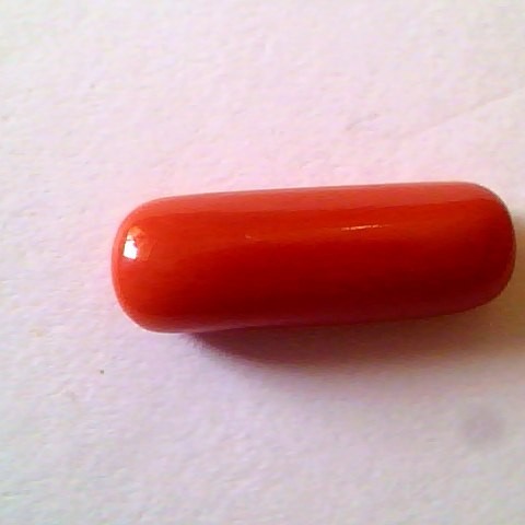 5.39 Ct Premium Natural Italian Red Coral,Real Moonga Gemstone