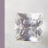 5.25 vvs Fine Princess Cut Natural Ceylon White Sapphire 5.25 vvs Fine Princess Cut Natural Ceylon White Sapphire