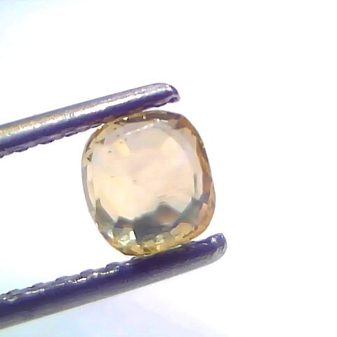 1.02 Ct Certified Unheated Untreated Natural Ceylon Yellow Sapphire