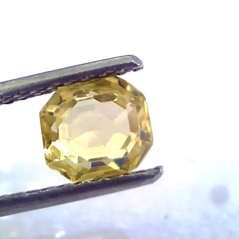 1.81 Ct Unheated Untreated Natural Ceylon Yellow Sapphire/Pukhraj