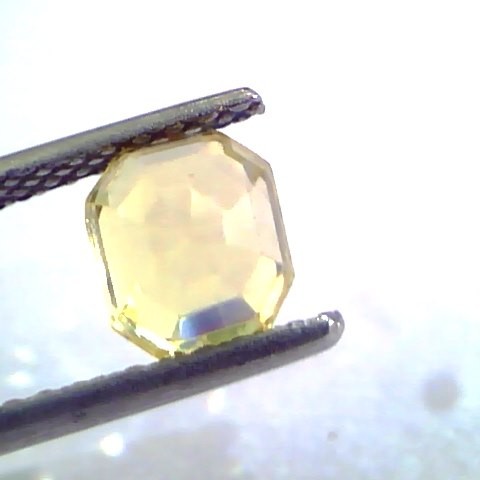 1.81 Ct Unheated Untreated Natural Ceylon Yellow Sapphire/Pukhraj