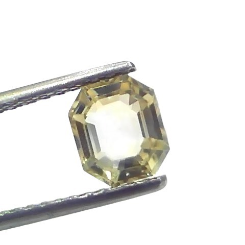 1.83 Ct Certified Unheated Untreated Natural Ceylon Yellow Sapphire 1.83 Ct Certified Unheated Untreated Natural Ceylon Yellow Sapphire