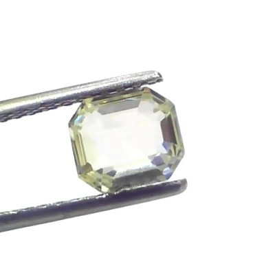 1.84 Ct Certified Unheated Untreated Natural Ceylon Yellow Sapphire 1.84 Ct Certified Unheated Untreated Natural Ceylon Yellow Sapphire