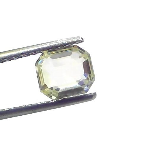 1.84 Ct Certified Unheated Untreated Natural Ceylon Yellow Sapphire 1.84 Ct Certified Unheated Untreated Natural Ceylon Yellow Sapphire