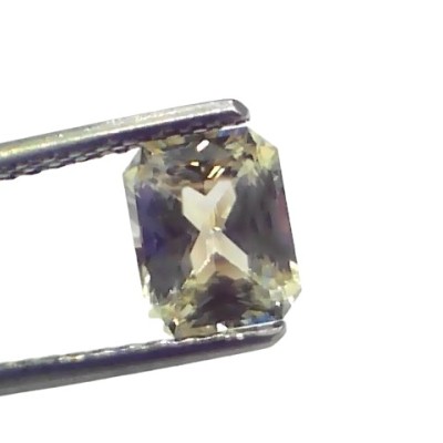 1.87 Ct Certified Unheated Untreated Natural Ceylon Yellow Sapphire 1.87 Ct Certified Unheated Untreated Natural Ceylon Yellow Sapphire