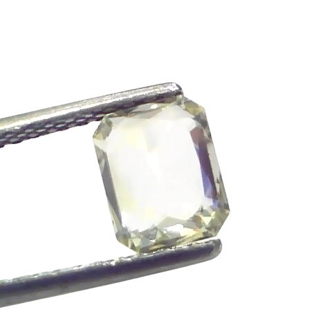 1.87 Ct Certified Unheated Untreated Natural Ceylon Yellow Sapphire 1.87 Ct Certified Unheated Untreated Natural Ceylon Yellow Sapphire
