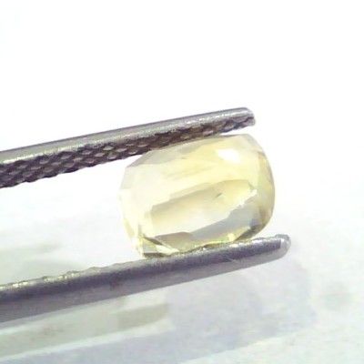 1.88 Ct Unheated Untreated Natural Ceylon Yellow Sapphire/Pukhraj