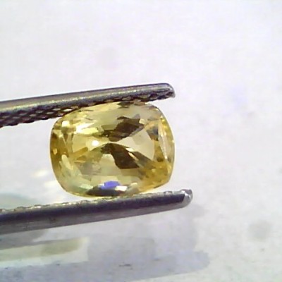 1.88 Ct Unheated Untreated Natural Ceylon Yellow Sapphire/Pukhraj