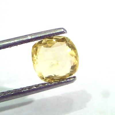1.90 Ct Unheated Untreated Natural Ceylon Yellow Sapphire Pukhraj