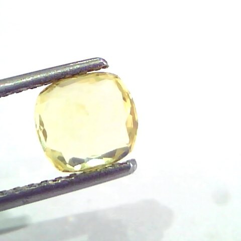 1.90 Ct Unheated Untreated Natural Ceylon Yellow Sapphire Pukhraj