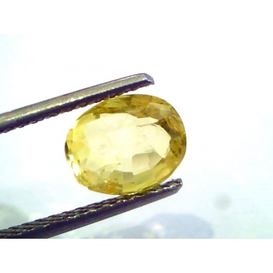 1.90 Ct Unheated Untreated Natural Ceylon Yellow Sapphire Gems