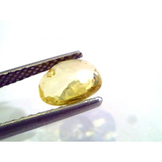 1.90 Ct Unheated Untreated Natural Ceylon Yellow Sapphire Gems