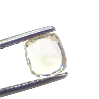 1.91 Ct Certified Unheated Untreated Natural Ceylon Yellow Sapphire
