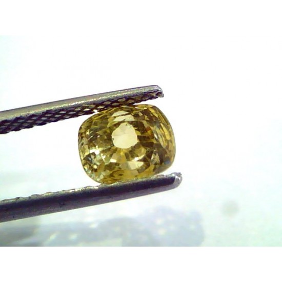 1.92 Ct Unheated Untreated Natural Ceylon Yellow Sapphire Gems
