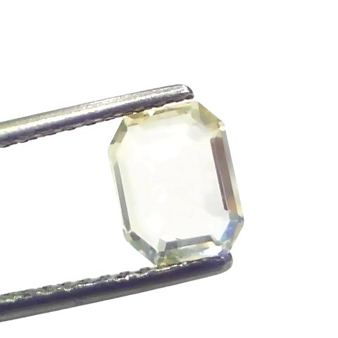 1.94 Ct Certified Unheated Untreated Natural Ceylon Yellow Sapphire 1.94 Ct Certified Unheated Untreated Natural Ceylon Yellow Sapphire