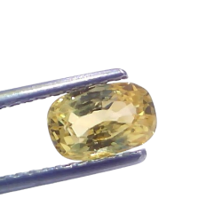 1.95 Ct GII Certified Unheated Untreated Natural Ceylon Yellow Sapphire