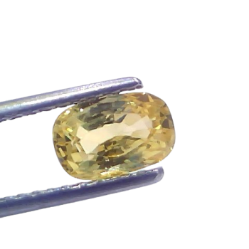 1.95 Ct GII Certified Unheated Untreated Natural Ceylon Yellow Sapphire