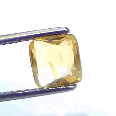 2.04 Ct Certified Unheated Untreated Natural Ceylon Yellow Sapphire