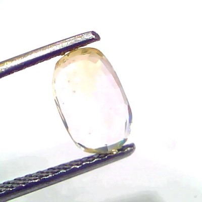 2.00 Ct Certified Unheated Untreated Natural Ceylon Yellow Sapphire