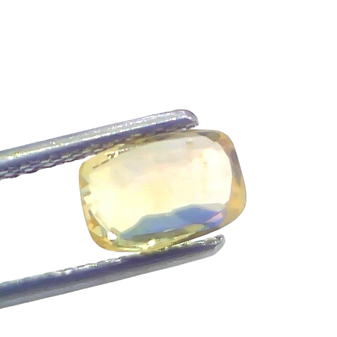 1.95 Ct GII Certified Unheated Untreated Natural Ceylon Yellow Sapphire