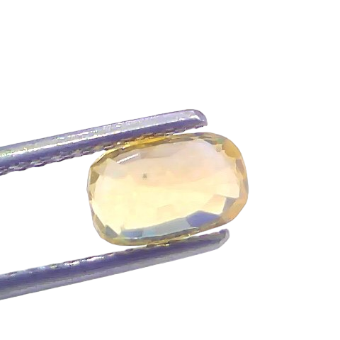 1.95 Ct GII Certified Unheated Untreated Natural Ceylon Yellow Sapphire