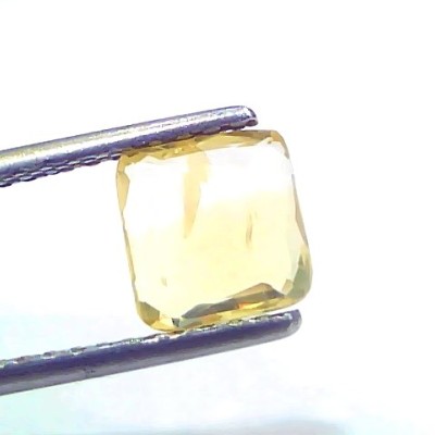 2.04 Ct Certified Unheated Untreated Natural Ceylon Yellow Sapphire