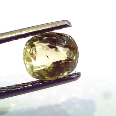 1.96 Ct Unheated Untreated Natural Ceylon Yellow Sapphire Gems
