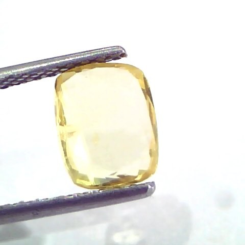 1.99 Ct Unheated Untreated Natural Ceylon Yellow Sapphire Pukhraj