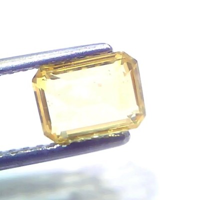 1.97 Ct GII Certified Unheated Untreated Natural Ceylon Yellow Sapphire AA