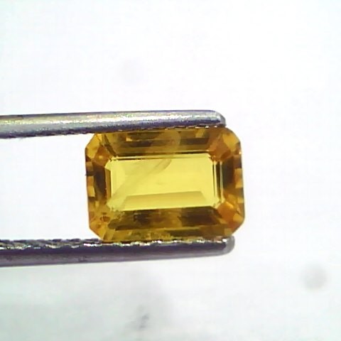 2.02 Ct Natural Yellow Sapphire Pukhraj Jupiter Gemstone(Heated)