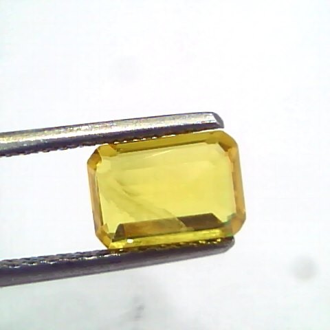 2.02 Ct Natural Yellow Sapphire Pukhraj Jupiter Gemstone(Heated)