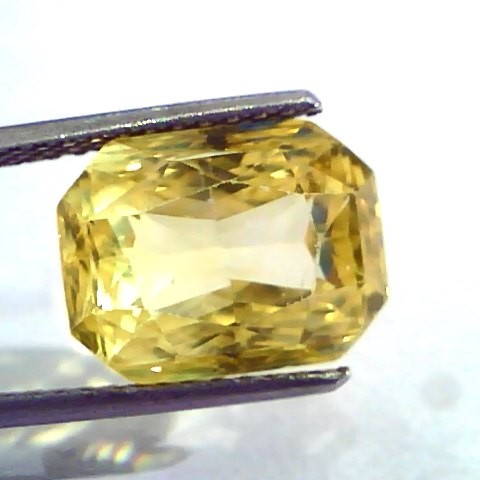 Huge 10.33 Ct Unheated Untreated Natural Ceylon Yellow Sapphire Gems